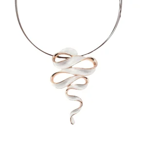 Serpentin White Náhrdelník