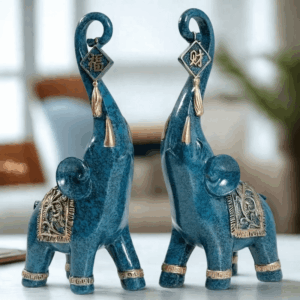 Zen Blue Elephant pár