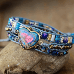 Blue Love Jaspis Náramok