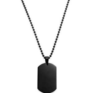 Black Dog Tag Pánsky Náhrdelník