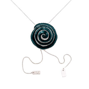 Spiral Blue Náhrdelník