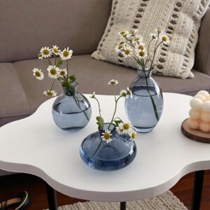 Elegantná sada 3 váz v modrej farbe