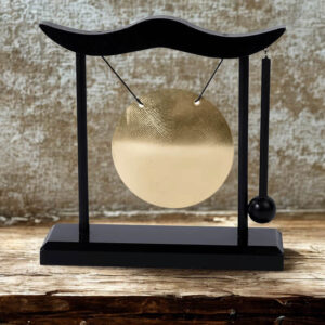 Medená dekorácia Gong