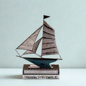 Moderná dekorácia plachetnice