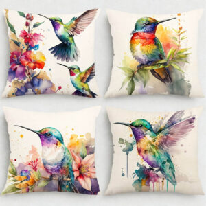 Prevlek za vzglavnik Hummingbird 4 ks